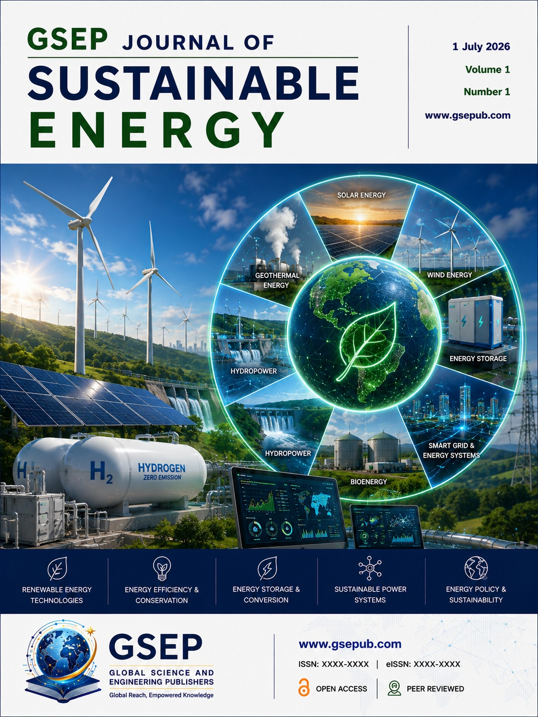 GSEP Journal of Sustainable Energy cover page